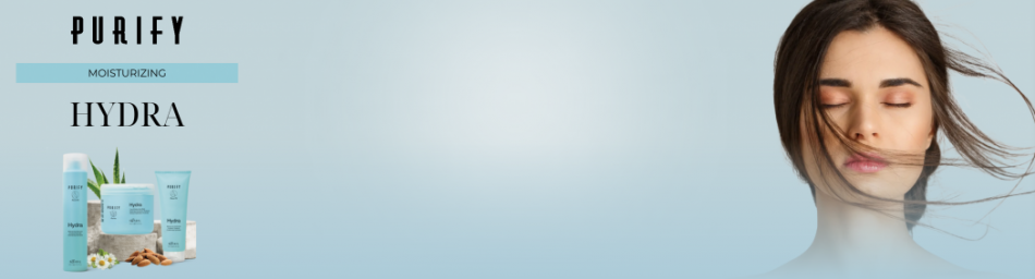 HYDRA - mitrinoša matu līnija ar aloe vera, olīveļļu un kumelīšu ekstraktiem