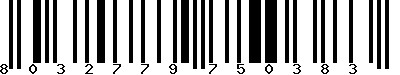 EAN : 8032779750383